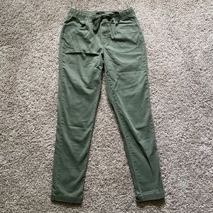 Olive Green Joggers | XS